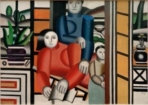 Emberek a kertben alkotó: Fernand Leger