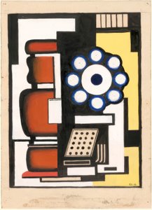 Tanulmány „A golyóscsapágy” című műhöz alkotó: Fernand Leger