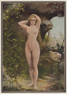 Éva (színes litó) alkotó: Fernand Lematte