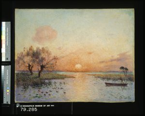 A tó naplementekor (La Mare Au Coucher Du Soleil) (olaj, vászon)