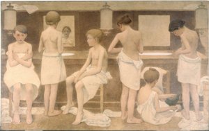 Les Petites Figurantes, 1911 és 1913 között (olaj, vászon) alkotó: Fernand Pelez