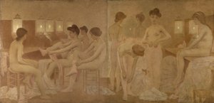 Táncosok, 1905 és 1909 között (olaj, vászon) alkotó: Fernand Pelez