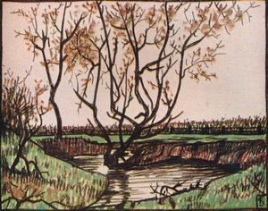 "The Stream", 1919 alkotó: Fernand Scouflaire