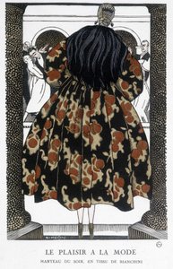 Bianchini estélyi kabátja – Fernand Simeon (1884-1928) illusztrációja, a „Gazette du bon ton”-ban” alkotó: Fernand Siméon
