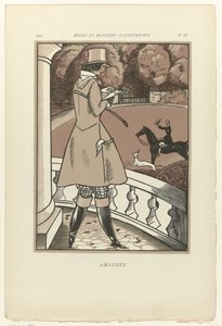 A mai divat és modor, 1922, Pl. 4: Amazone alkotó: Fernand Siméon