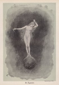 The Ball Runner (litho) alkotó: Fidus
