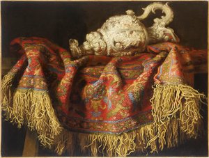 Csendélet szőnyeggel, c. 1640. alkotó: Fieravino