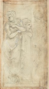 Két kendőzött nő áll a herm két oldalán alkotó: Filippino Lippi