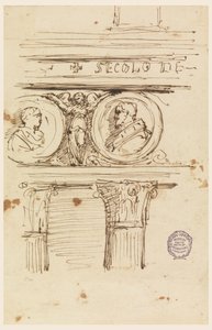 Tervezés egy Entablature számára alkotó: Filippo Marchionni