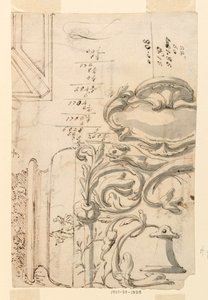 Rajz, vázlatok, 1750 körül alkotó: Filippo Marchionni