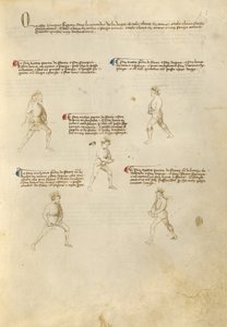 Harc tőrrel alkotó: Fiore Furlan dei Liberi da Premariacco