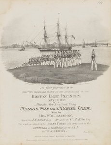 A Yankee Ship and a Yankee Crew (Sheet Music Cover)