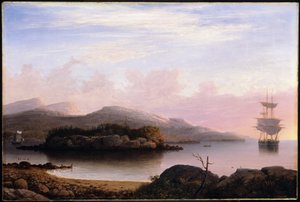 Mount Desert Islanden kívül alkotó: Fitz Henry Lane