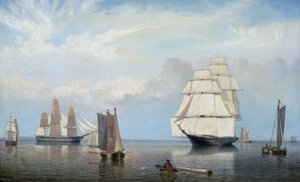 Salem kikötő alkotó: Fitz Henry Lane