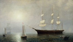 A Starlight hajó, 1860 körül (olaj, vászon) alkotó: Fitz Henry Lane
