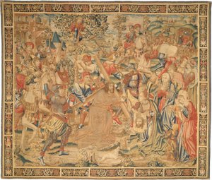 A körmenet a kálváriára alkotó: Flemish 16th Century