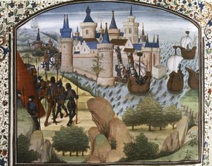 KRUSZÁDOK: Konstantinápoly a keresztes lovagok által ostromlott alkotó: Flemish School