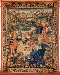 Flamand kárpit. 16. század. alkotó: Flemish School