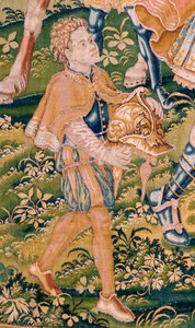 Flamand kárpit. Sorozat Judit könyve. Háború jön Júdába (Llega la guerra a Judá). A sorozat negyedik kárpitja. Gyártás Hollandia, Brüsszel(?). 16. század második fele. Szövet Gyapjú. Hely Bari Szent Miklós-templom (múzeum o alkotó: Flemish School