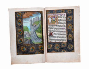 Fóliók a Rothschild Órakönyvből, Gent vagy Brugge, 1505 körül alkotó: Flemish School