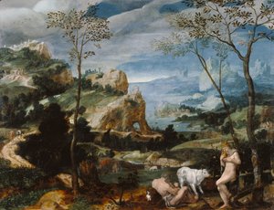 Táj Merkúrral és Argusszal, 1570 körül alkotó: Flemish School