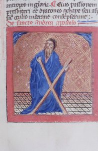 Gen 1111 oldal a Legenda Aurea-ból, Bruges, 1400-10 alkotó: Flemish School