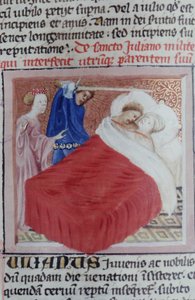 Gen 1111 oldal a Legenda Aurea-ból, Bruges, 1400-10 alkotó: Flemish School