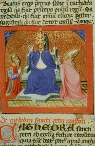 Gen 1111 oldal a Legenda Aurea-ból, Bruges, 1400-10 alkotó: Flemish School