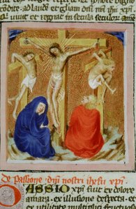 Gen 1111 oldal a Legenda Aurea-ból, Bruges, 1400-10 alkotó: Flemish School