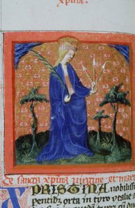 Gen 1111 oldal a Legenda Aurea-ból, Bruges, 1400-10 alkotó: Flemish School
