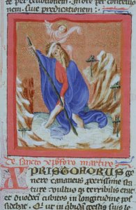 Gen 1111 oldal a Legenda Aurea-ból, Bruges, 1400-10 alkotó: Flemish School