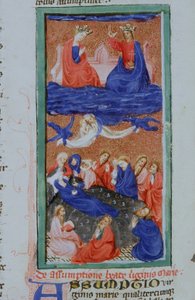 Gen 1111 oldal a Legenda Aurea-ból, Bruges, 1400-10 alkotó: Flemish School