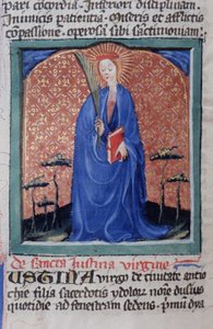 Gen 1111 oldal a Legenda Aurea-ból, Bruges, 1400-10 alkotó: Flemish School