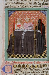 Gen 1111 oldal a Legenda Aurea-ból, Bruges, 1400-10 alkotó: Flemish School