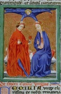 Gen 1111 oldal a Legenda Aurea-ból, Bruges, 1400-10 alkotó: Flemish School
