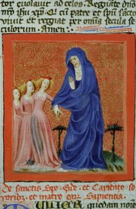 Gen 1111 oldal a Legenda Aurea-ból, Bruges, 1400-10 alkotó: Flemish School