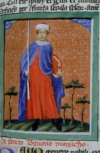 Gen 1111 oldal a Legenda Aurea-ból, Bruges, 1400-10 alkotó: Flemish School