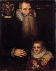 Charles de Conde (1535-1602) és fia, John portréja 1592-ben A 17. századi flamand iskola festménye. Mérete 0,81 x 0,64 m. Versailles, Musee des Chateaux de Versailles et Trianon alkotó: Flemish School