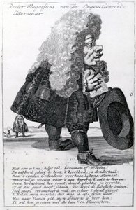 Magnificus rektor, 1668 alkotó: Flemish School