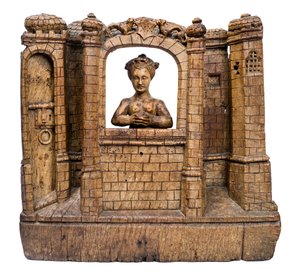 Szent Borbála a tornyában, 1500 körül alkotó: Flemish School
