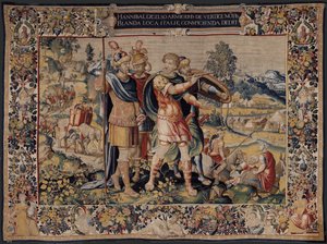 Hannibál története, 1570 körül (szőttes) alkotó: Flemish School