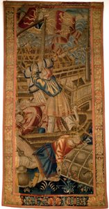 A portugálok Indiában - Tournai flamand kárpitja a 16. század első negyedéből - Musee de la Marine de Lisbon (Portugália) alkotó: Flemish School