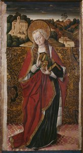 Triptichon, Szent Mária Magdolna, jobb oldali tábla (lásd még: 345909, 345910) alkotó: Flemish School
