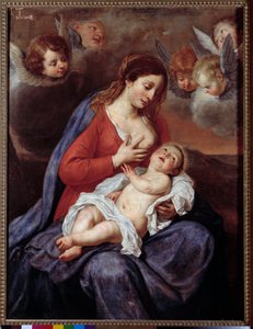 Szűz gyermekkel (Festmény alkotó: Flemish School