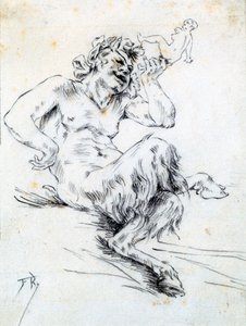„Fauna”, 1850-1898 alkotó: Félicien Rops