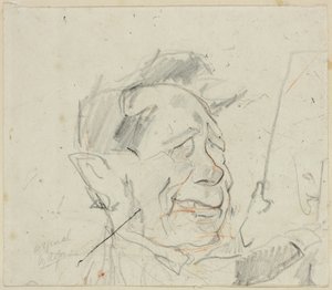 Ferdinand Marinus vázlata alkotó: Félicien Rops