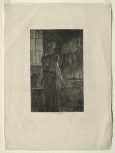 Levallois-Perret akasztása c. 1880. alkotó: Félicien Rops