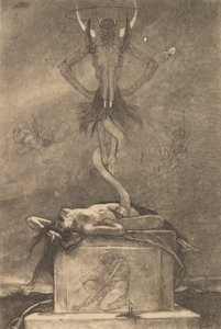 Az áldozat, a The Satanic Ones-ból, kb. 1882., kb. 1882.