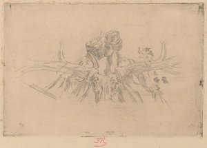 Maris vonata (Le train de Maris) alkotó: Félicien Rops