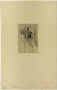 Fiatal breton nő alkotó: Félicien Rops
